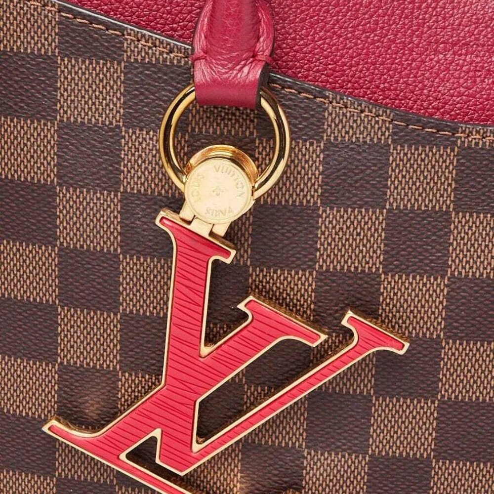 Louis Vuitton Lie De Vin Damier Canvas Riverside Tote Bag - Picture 7 of 12